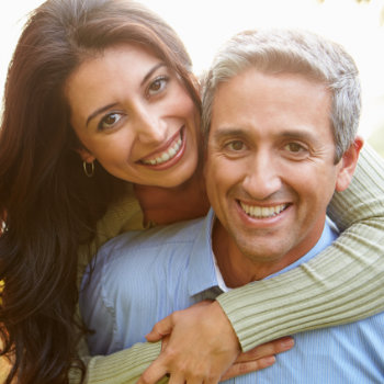 Portrait Of Loving Hispanic Couple